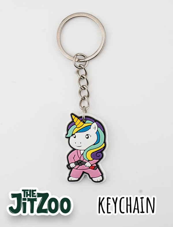 Unicorn JitZoo Keychain