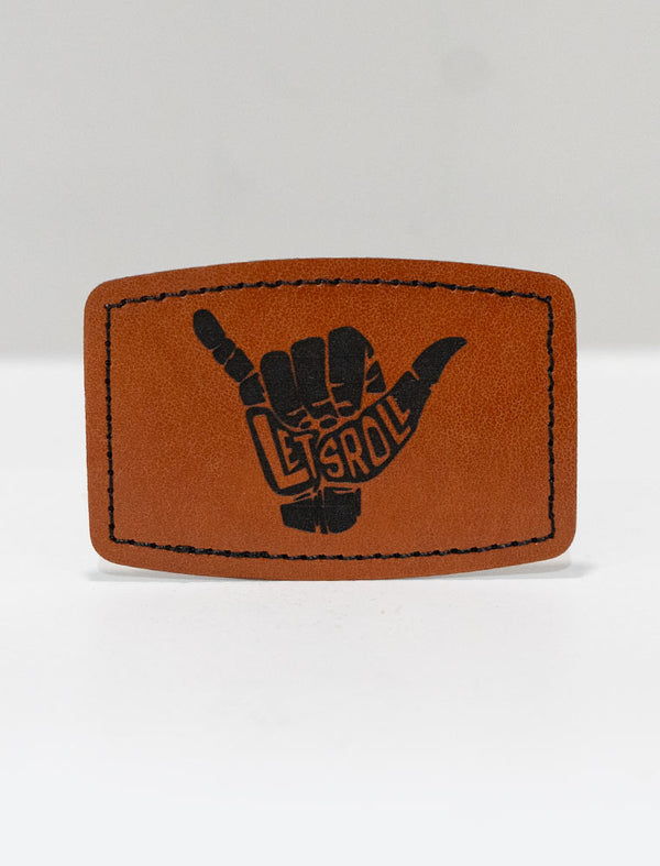 Faux Irn Leather Patch - Lets Roll
