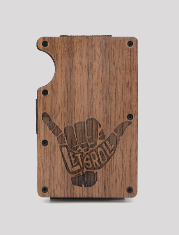 Wallet Walnut - Let's Roll