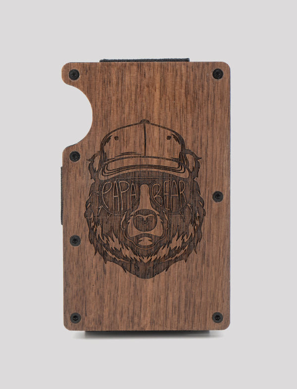 Wallet Walnut - Papa Bear